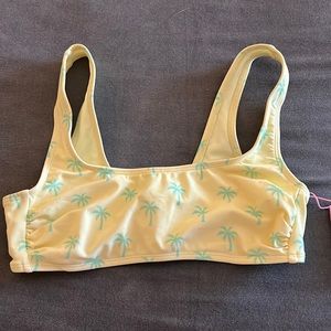 Stoney Clover Lane X Target Palm Tree Bralette Bikini Top Size Medium